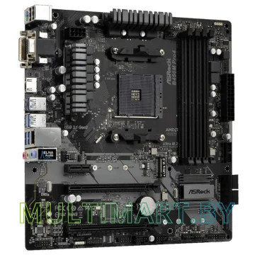 Материнская плата ASRock B450M Pro4 картинка 3